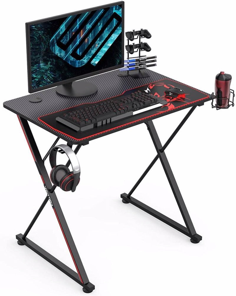 EUREKA ERGONOMIC 31 Inch Gaming Desk for Small Spaces, ERK-X31-B by Upmost  Office