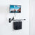 UpliftOffice.com VIVO Silver Sit-to-Stand Single Monitor Wall Mount Workstation, STAND-SIT1W, accessories,VIVO